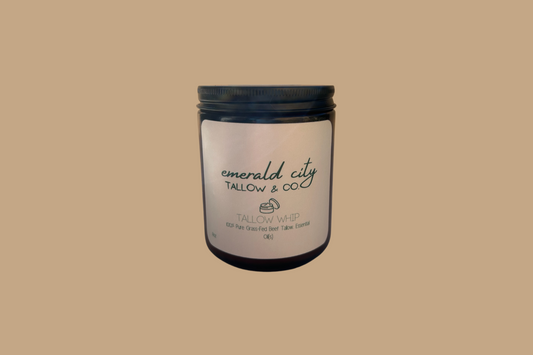 Large Bergamot Whipped Tallow (8 oz)